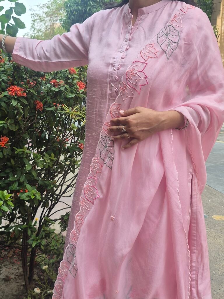 Blossom Pink 3 Piece Suit Set