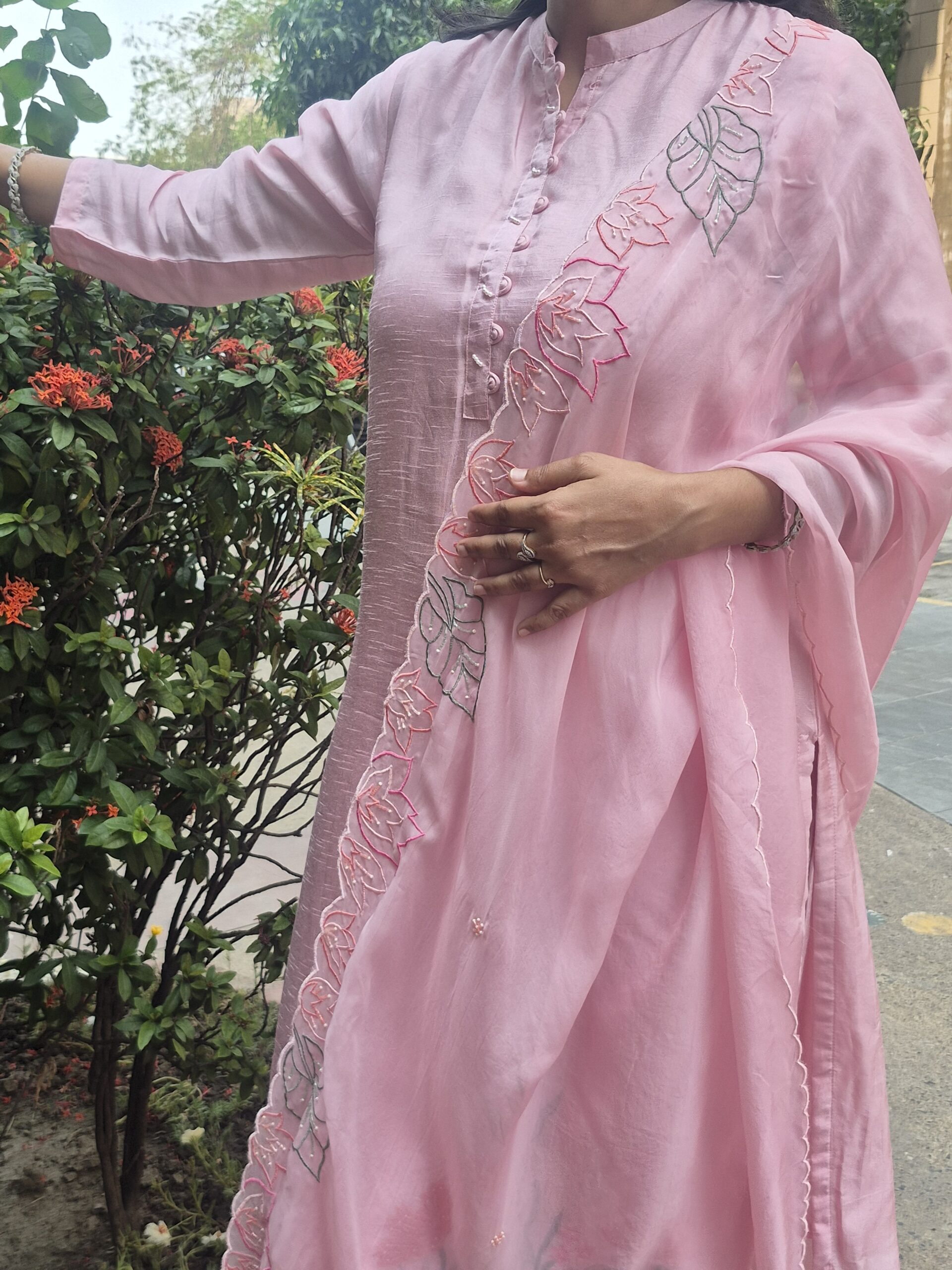 Blossom Pink 3 Piece Suit Set - Image 2