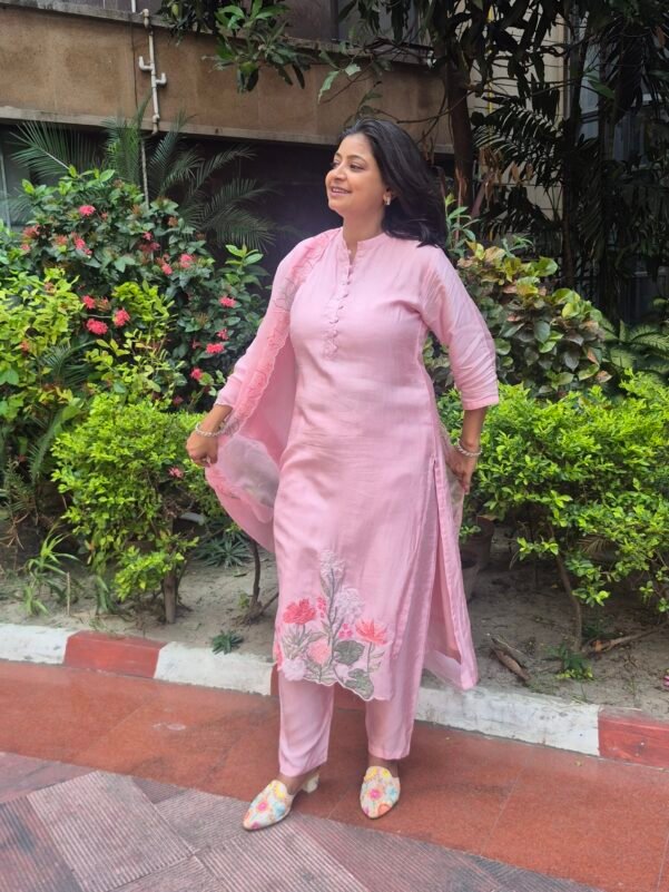 Blossom Pink 3 Piece Suit Set