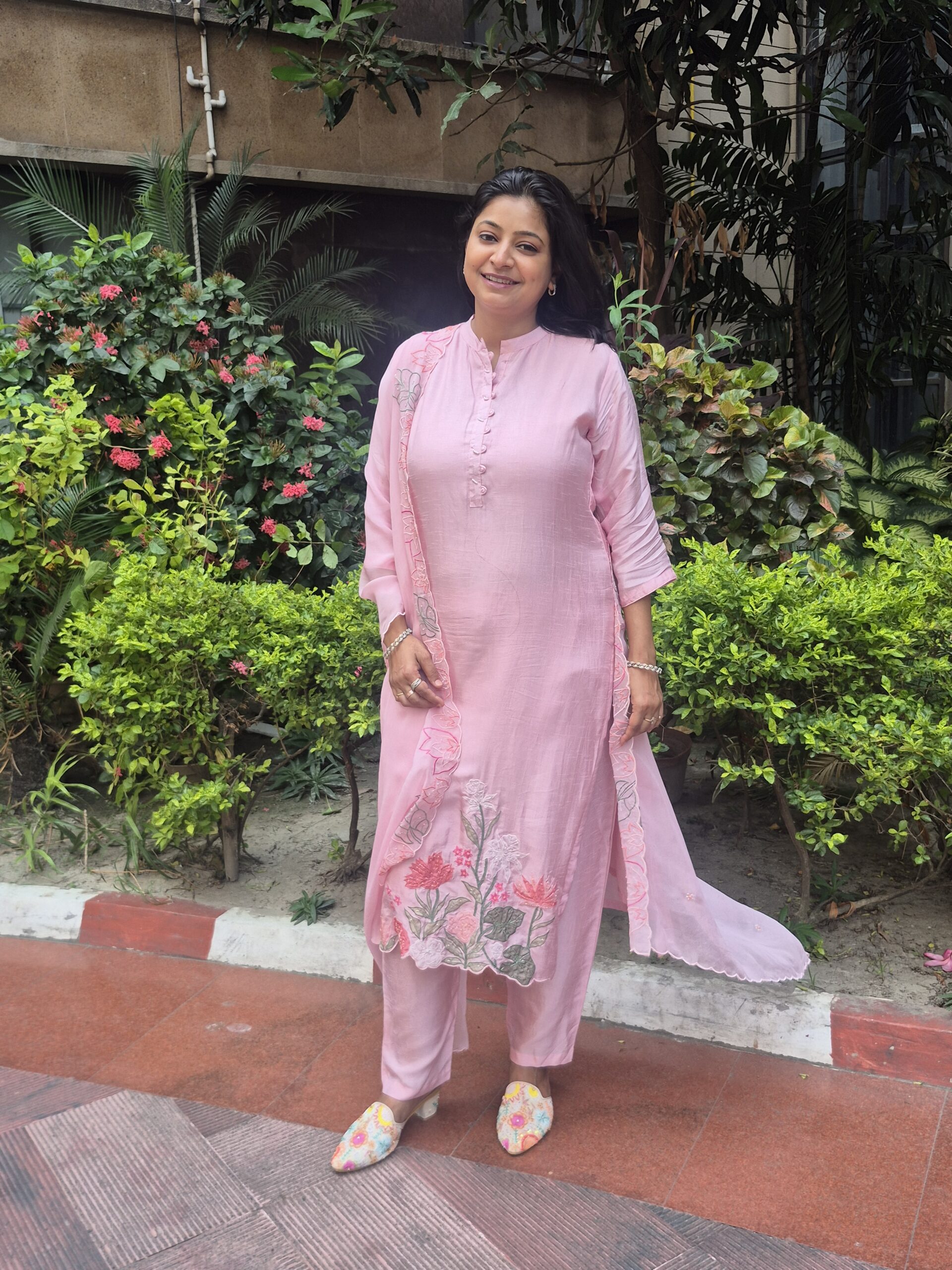 Blossom Pink 3 Piece Suit Set - Image 1