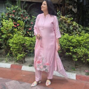 Blossom Pink 3 Piece Suit Set - Image 3
