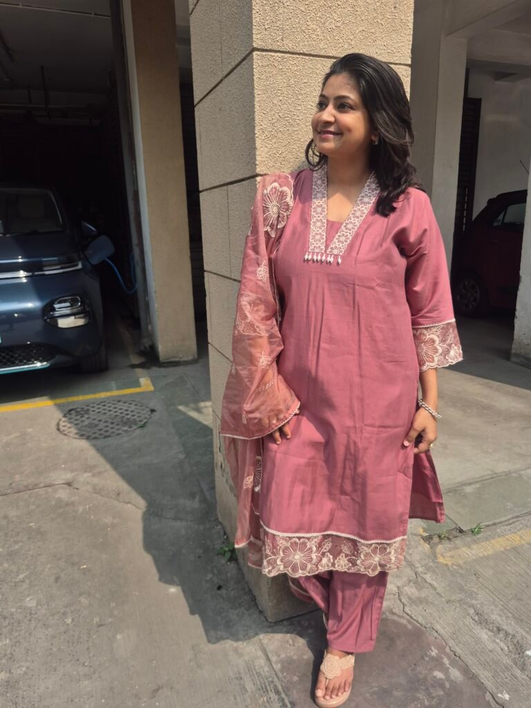 Blushing Pink 3 Piece Suit Set