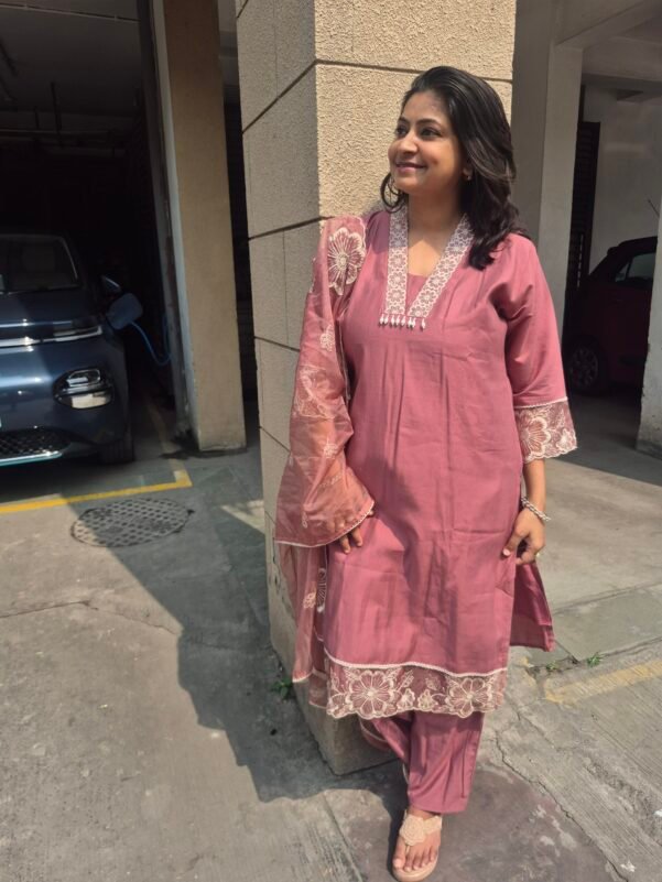 Blushing Pink 3 Piece Suit Set