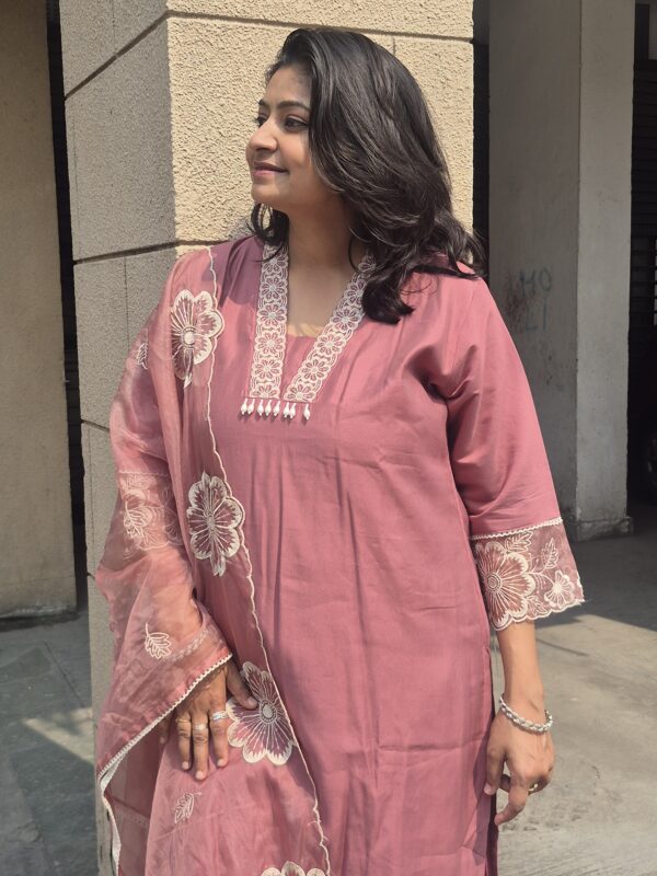 Blushing Pink 3 Piece Suit Set