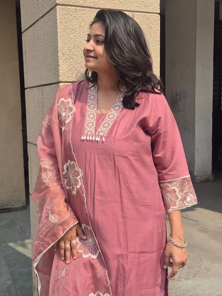 Blushing Pink 3 Piece Suit Set
