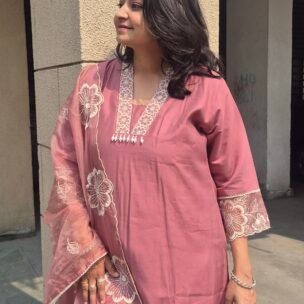 Blushing Pink 3 Piece Suit Set