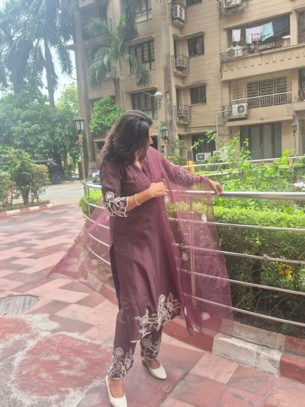 Royal Brown 3 Piece Suit Set