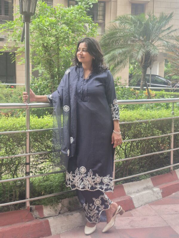 Majestic Blue 3 Piece Suit Set