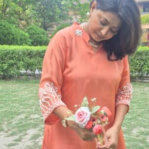Marvellous Orange Two Piece Suit Set - Image 3