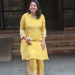 Sunshine Yellow 2 Piece Suit - Image 3