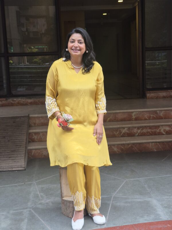 Sunshine Yellow 2 Piece Suit