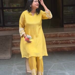 Sunshine Yellow 2 Piece Suit - Image 2