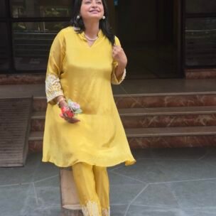 Sunshine Yellow 2 Piece Suit - Image 1