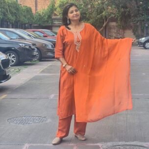 Marvelous Orange 3 Piece Suit Set - Image 3